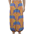 Yellow Mandala Elephant Pattern Print Lantern Pants