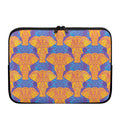 Yellow Mandala Elephant Pattern Print Laptop Sleeve