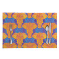 Yellow Mandala Elephant Pattern Print Placemat