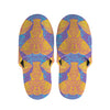 Yellow Mandala Elephant Pattern Print Slippers
