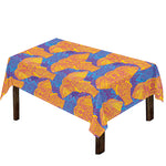 Yellow Mandala Elephant Pattern Print Tablecloth