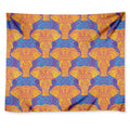 Yellow Mandala Elephant Pattern Print Tapestry