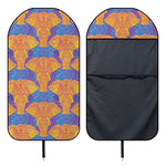 Yellow Mandala Elephant Pattern Print Waterproof Car Seat Cover