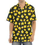 Yellow Mango Fruit Pattern Print Aloha Shirt