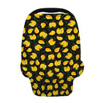 Yellow Mango Fruit Pattern Print Baby Seat Cover