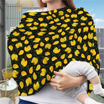 Yellow Mango Fruit Pattern Print Baby Seat Cover