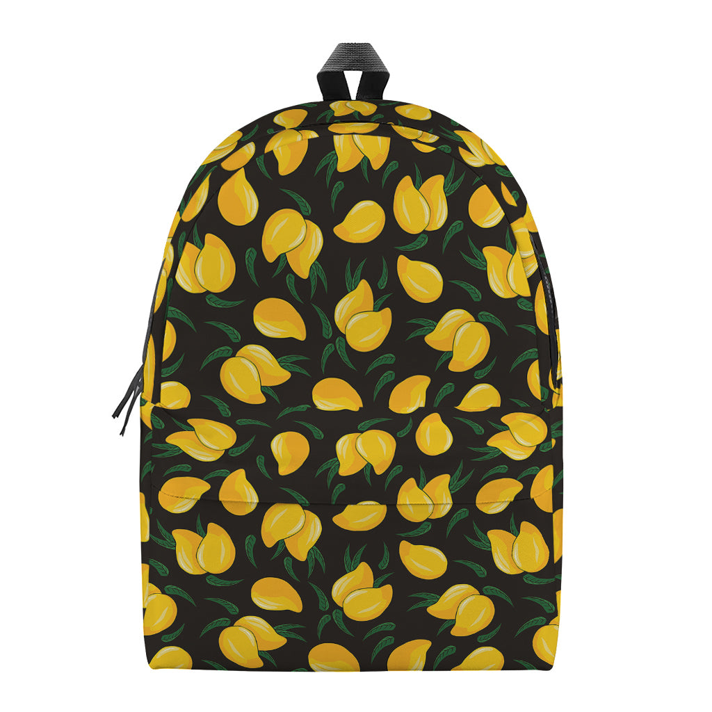 Yellow Mango Fruit Pattern Print Backpack