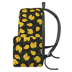 Yellow Mango Fruit Pattern Print Backpack