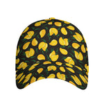 Yellow Mango Fruit Pattern Print Baseball Cap