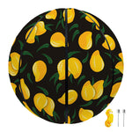 Yellow Mango Fruit Pattern Print Basketball