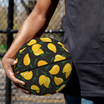 Yellow Mango Fruit Pattern Print Basketball
