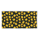 Yellow Mango Fruit Pattern Print Beach Towel