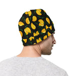 Yellow Mango Fruit Pattern Print Beanie