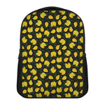 Yellow Mango Fruit Pattern Print Casual Backpack