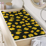 Yellow Mango Fruit Pattern Print Changing Pad Cover