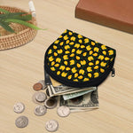 Yellow Mango Fruit Pattern Print Coin Purse