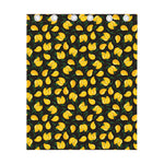 Yellow Mango Fruit Pattern Print Curtain