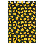 Yellow Mango Fruit Pattern Print Curtain