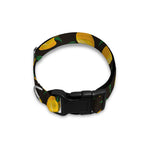 Yellow Mango Fruit Pattern Print Dog Collar