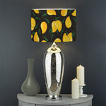 Yellow Mango Fruit Pattern Print Drum Lamp Shade