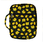 Yellow Mango Fruit Pattern Print Front Pocket Bible Bag