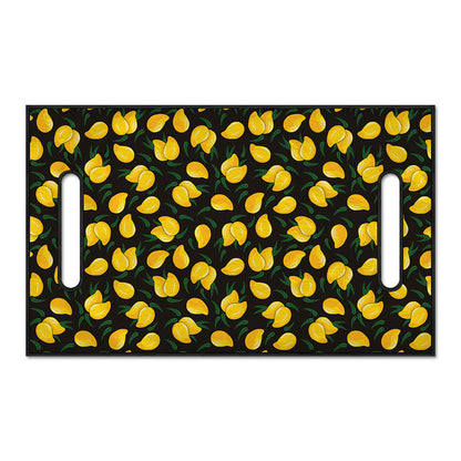 Yellow Mango Fruit Pattern Print Golf Cart Seat Cover