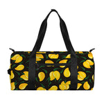 Yellow Mango Fruit Pattern Print Gym Bag