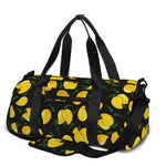 Yellow Mango Fruit Pattern Print Gym Bag