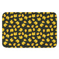 Yellow Mango Fruit Pattern Print Indoor Door Mat