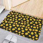 Yellow Mango Fruit Pattern Print Indoor Door Mat