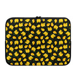 Yellow Mango Fruit Pattern Print Laptop Sleeve