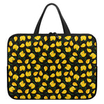 Yellow Mango Fruit Pattern Print Laptop Sleeve With Handle