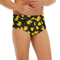 Yellow Mango Fruit Pattern Print Men's Briefs