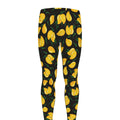 Yellow Mango Fruit Pattern Print Men's Leggings