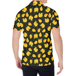 Yellow Mango Fruit Pattern Print Men's Shirt