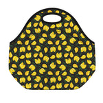 Yellow Mango Fruit Pattern Print Neoprene Lunch Bag