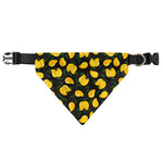 Yellow Mango Fruit Pattern Print Over The Collar Dog Bandana