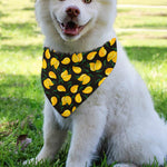 Yellow Mango Fruit Pattern Print Over The Collar Dog Bandana