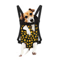 Yellow Mango Fruit Pattern Print Pet Carrier Backpack