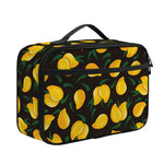 Yellow Mango Fruit Pattern Print Portable Lunch Bag