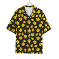 Yellow Mango Fruit Pattern Print Rayon Hawaiian Shirt