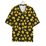 Yellow Mango Fruit Pattern Print Rayon Hawaiian Shirt