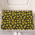 Yellow Mango Fruit Pattern Print Rubber Doormat