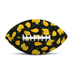 Yellow Mango Fruit Pattern Print Rugby Ball