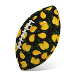 Yellow Mango Fruit Pattern Print Rugby Ball