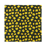 Yellow Mango Fruit Pattern Print Silk Bandana