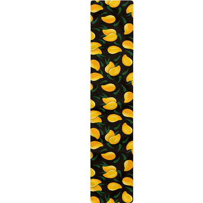 Yellow Mango Fruit Pattern Print Table Runner