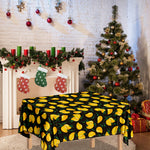 Yellow Mango Fruit Pattern Print Tablecloth