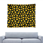Yellow Mango Fruit Pattern Print Tapestry