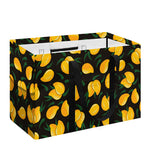 Yellow Mango Fruit Pattern Print Utility Tote Bag